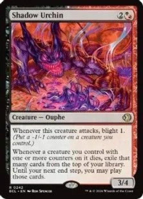 MTG《影小僧/Shadow Urchin(ECL)》英語