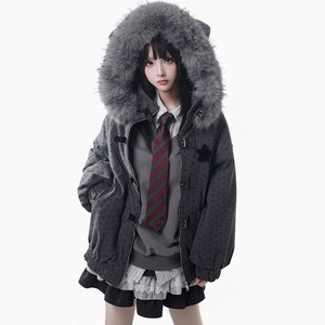 マウスイヤーフード ビッグファードット中綿ジャケット（lli_6543）