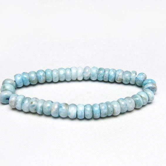 ラリマー ブレスレット ラリマール 本物 9mm 一点物 メール便送料無料 [M便 1/10] 111-17125