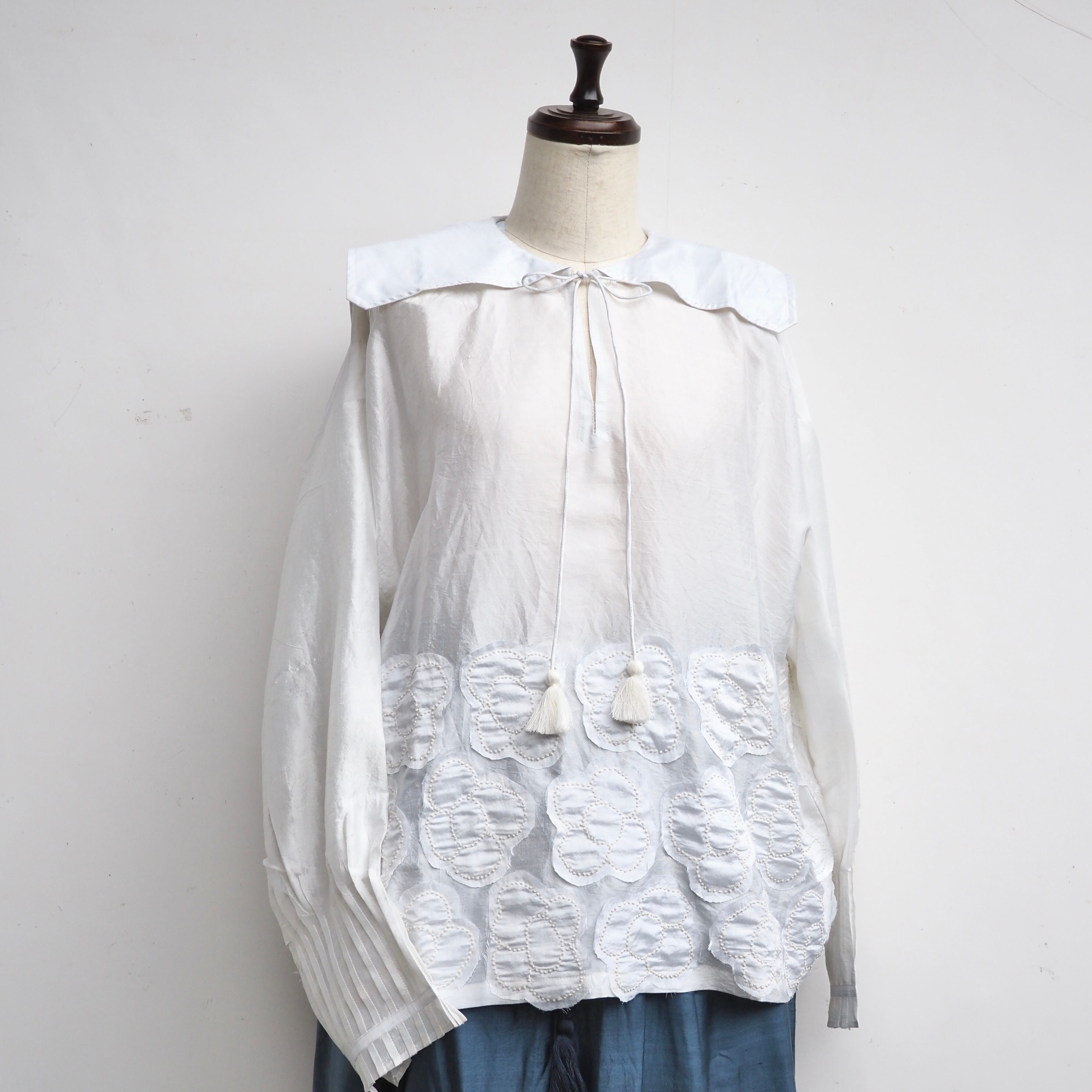 BUNON/Kahdi Silk flower Blouse/BN2653