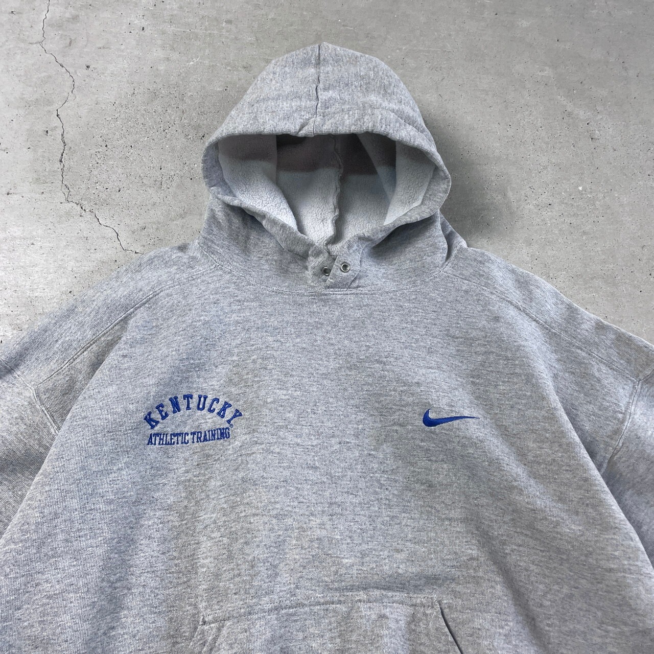 00年代 NIKE ナイキ スウェットパーカー スウォッシュロゴ カレッジ 