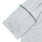 FLUFFY BUM Shoulder Stitch Polo -Grey-　[T0042]
