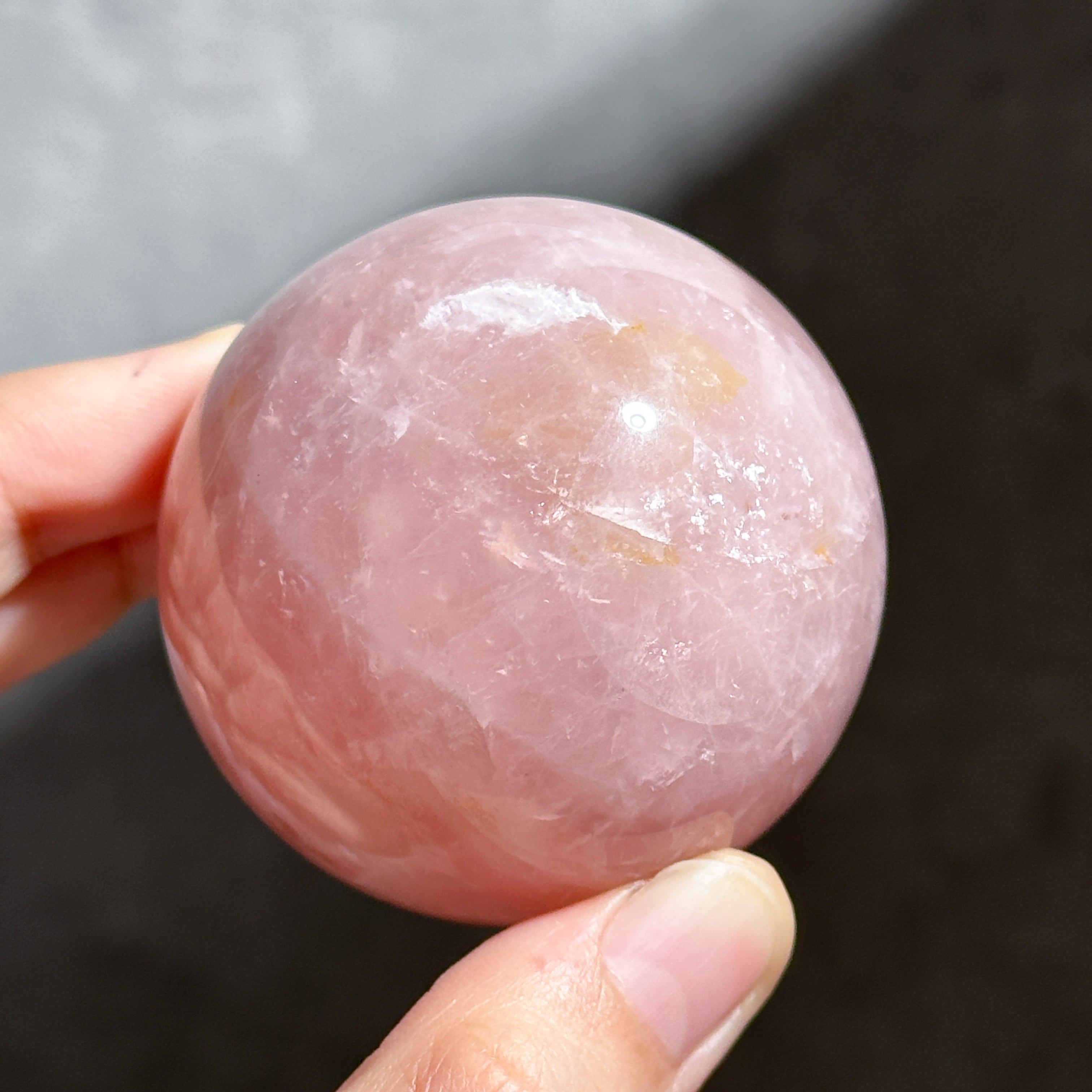 ローズクォーツ スフィア21◇Rose Quartz◇天然石・鉱物