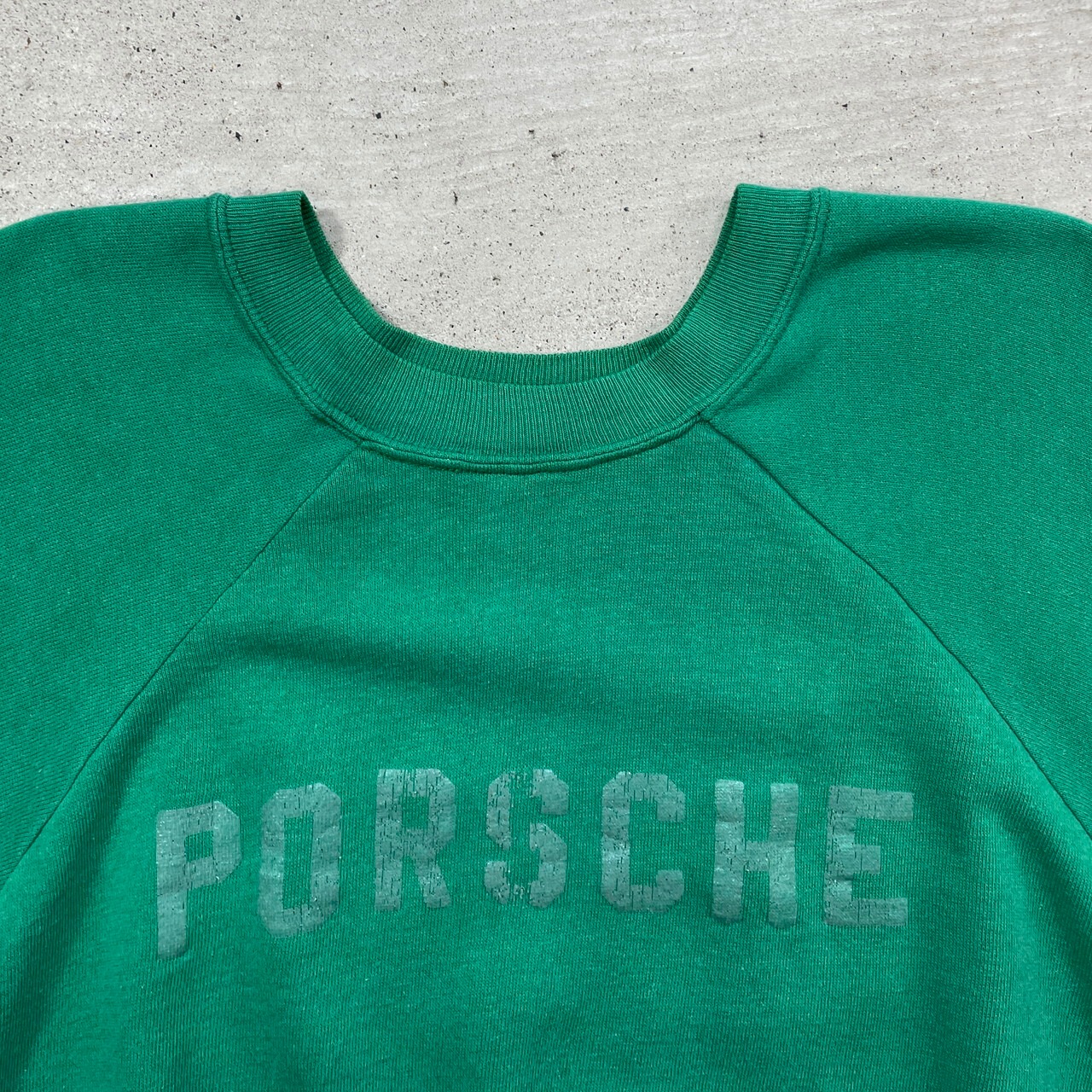 80年代~90年代 USA製 PORSCHE ポルシェ ラグランスウェットシャツ 企業