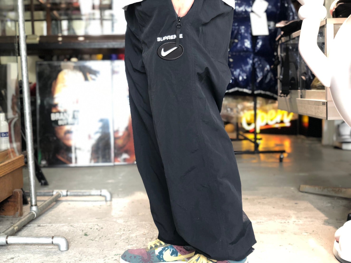 Supreme 20AW × NIKE JEWEL REVERSIBLE RIPSTOP PANT BLACK XL  