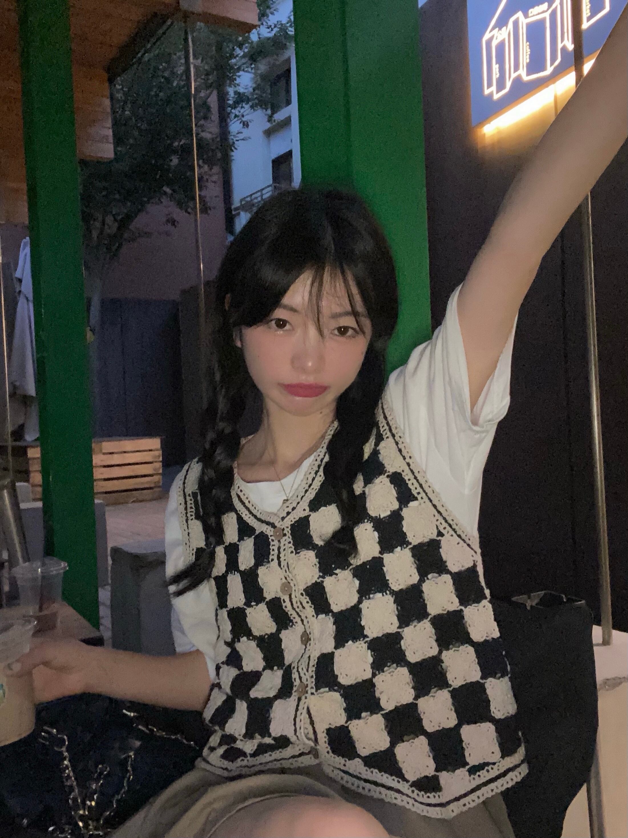 スタンダードノースリーブオータムショートVネックトップス コート レトロ 秋物 モンロー96739386067