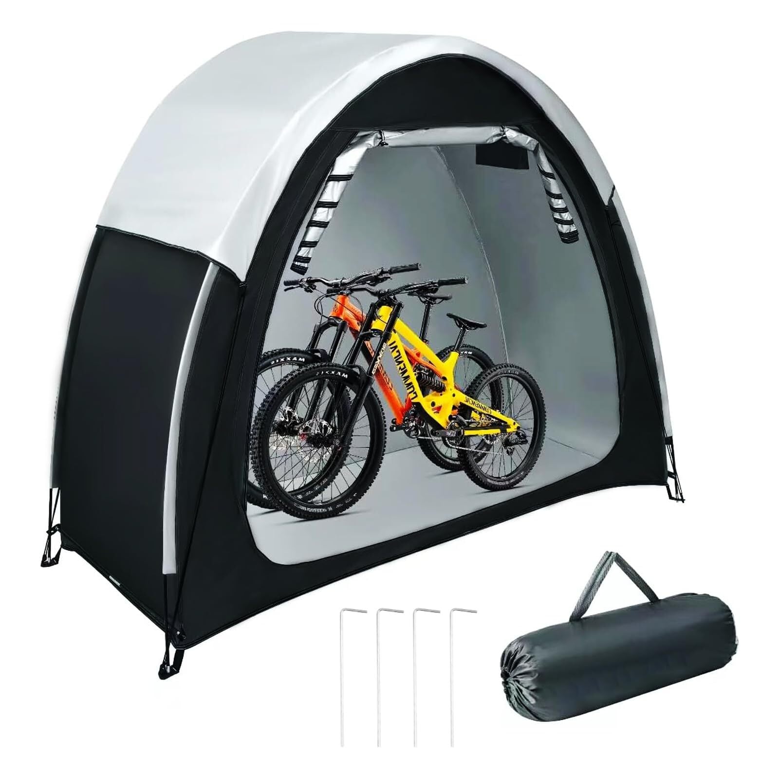 在庫処分】自転車 テント サイクルハウス 1-2台用 レインカバー 在庫処分】自転車 テント サイクルハウス 1-2台用 レインカバー