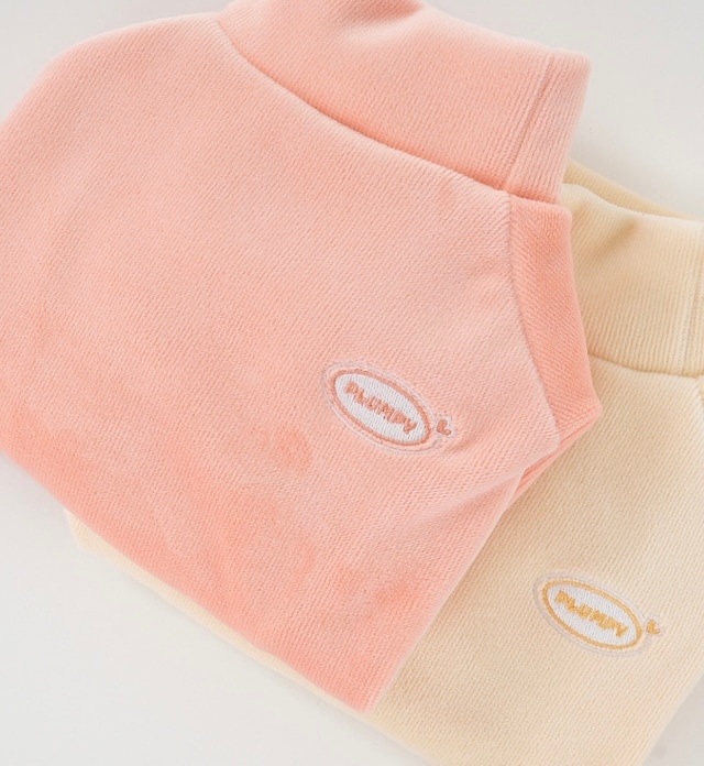 保温性抜群あたたかロンパース- (CORALPINK)