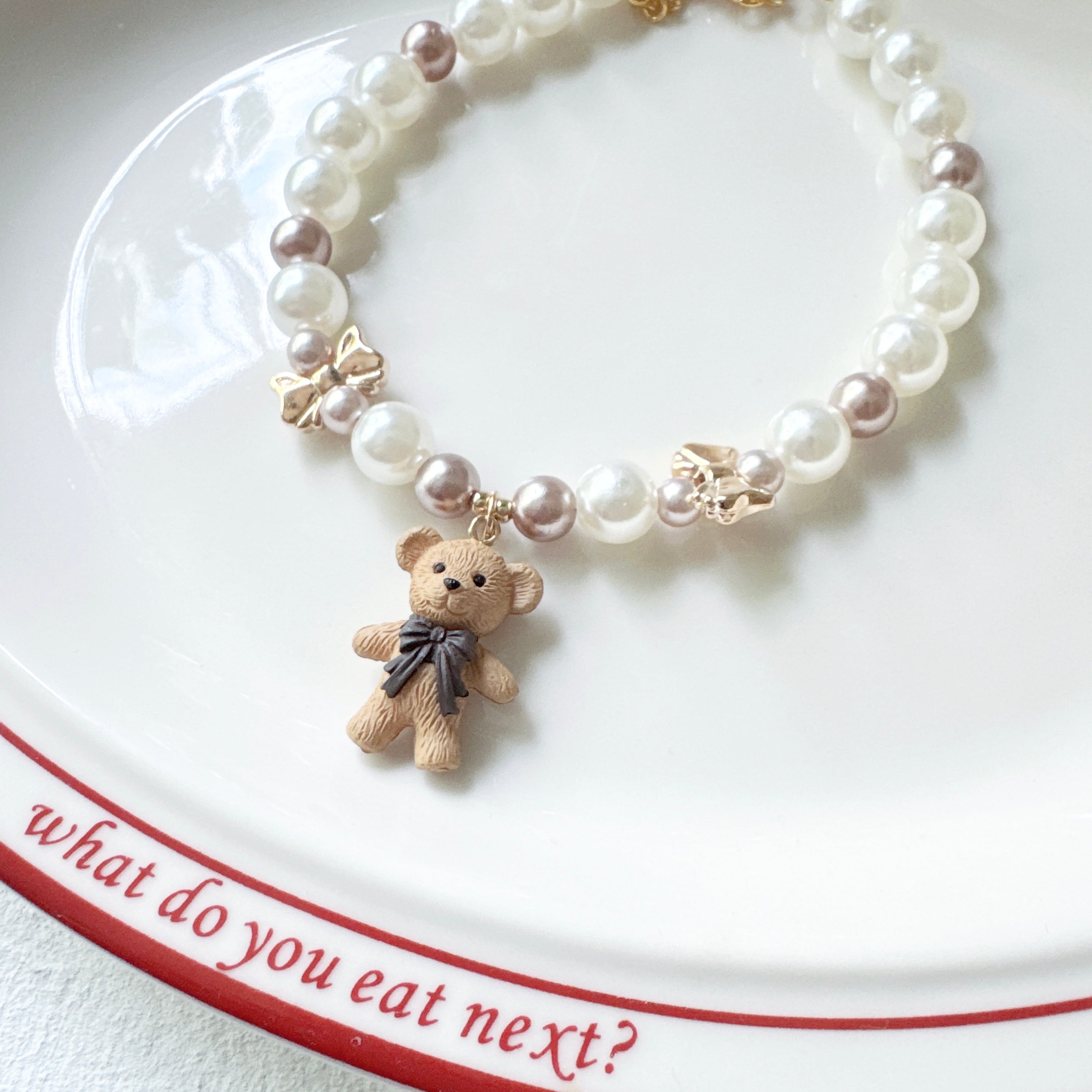 3Dくまさんネックレス