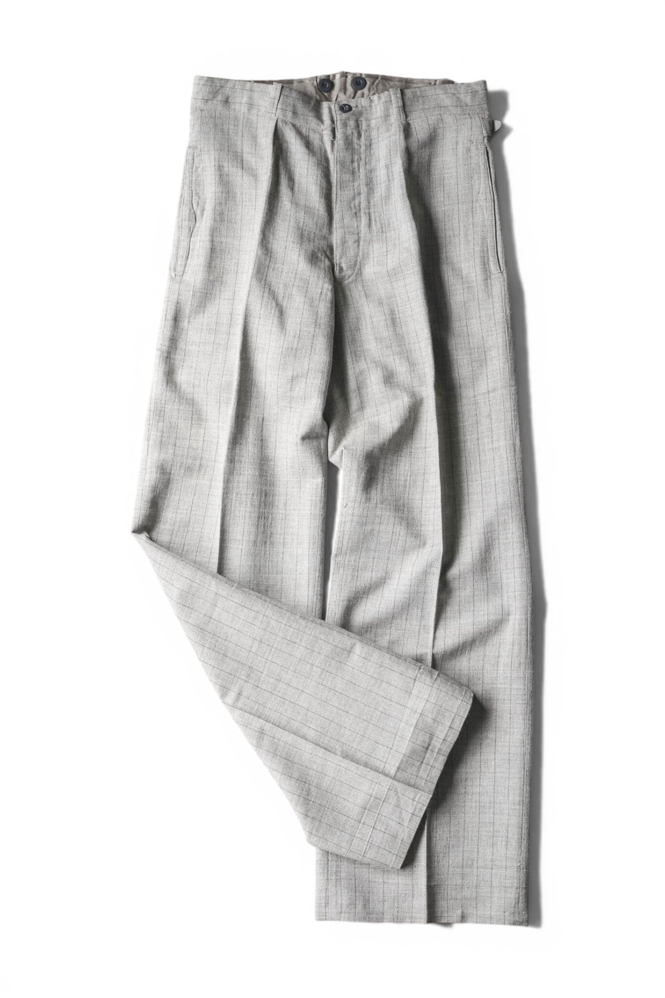 40's farmers pants / EURO VINTAGE ストライプ DEAD-STOCK】40~50's 