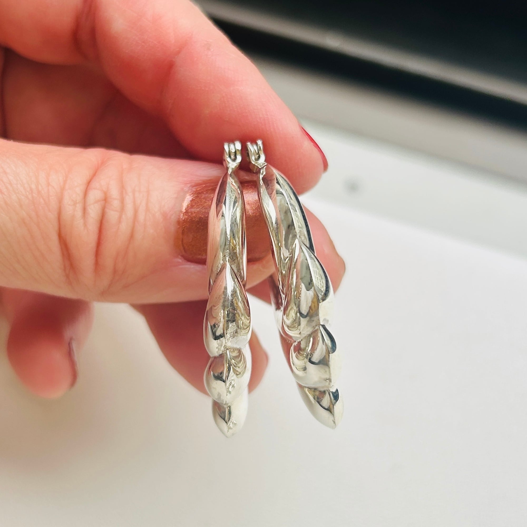 Larrysmith シェルピアス ※箱無し LARRY SMITH(ラリースミス) ピアス OT-P0059 SHELL PIERCED EARRINGS