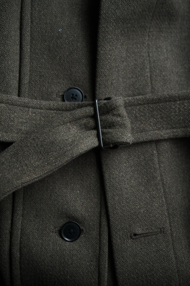 KAPTAIN SUNSHINE / Stand Collar Coat (Moss)