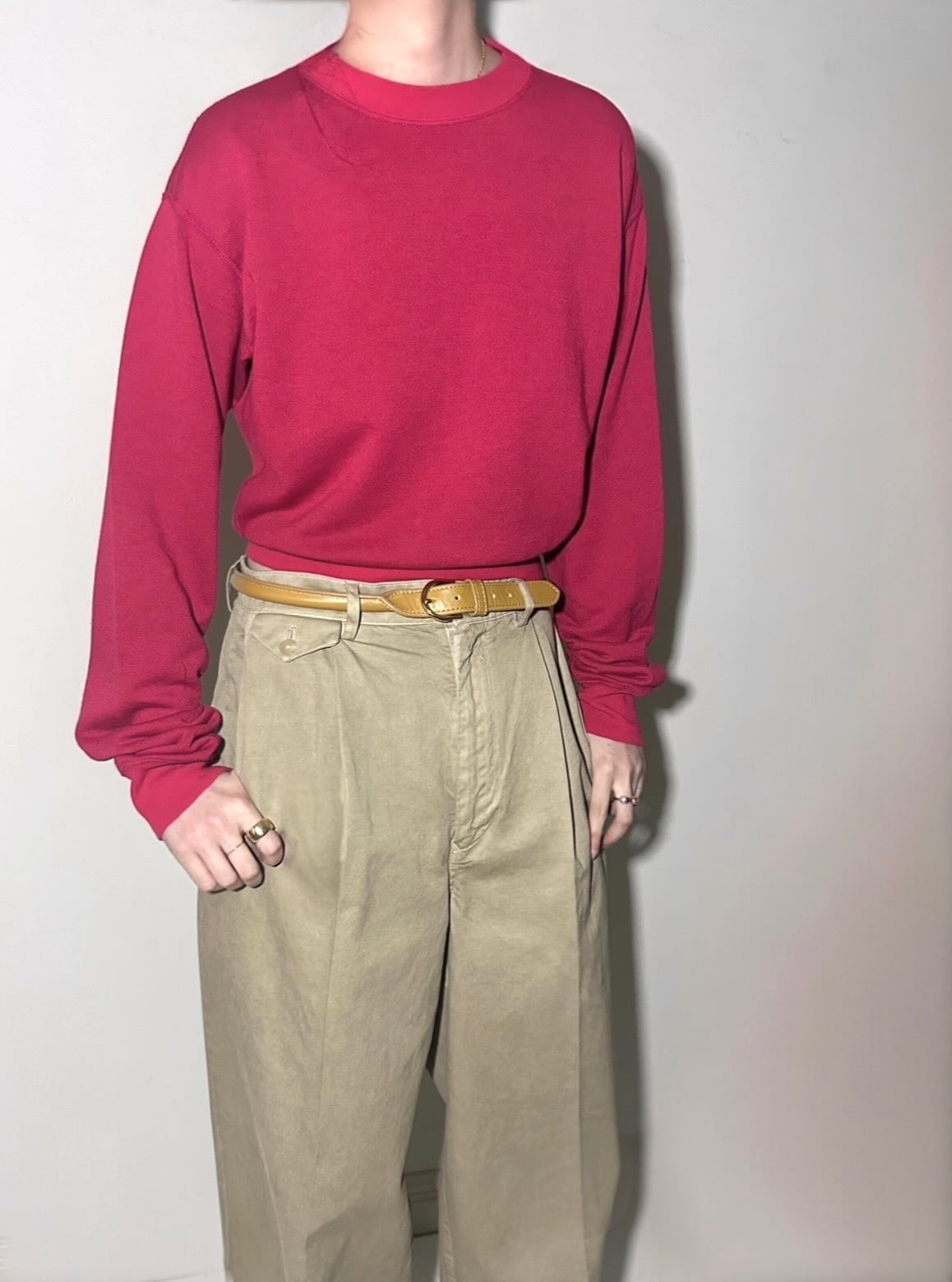 AURALEE  [HIGH TWIST LIGHT SWEAT P/O]