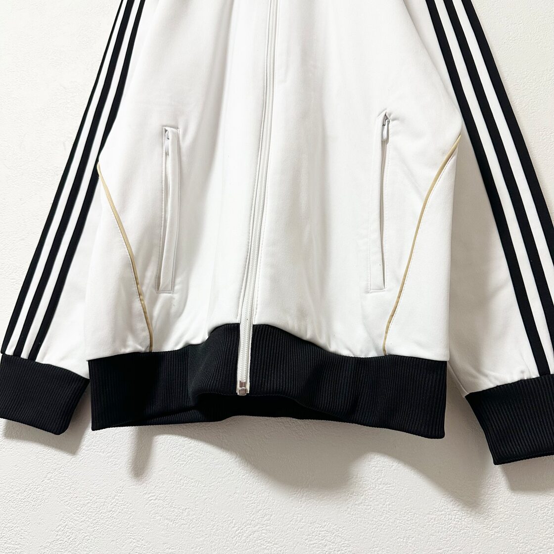 美品☆adidas/アディダス☆トラックジャケット/ジャージ☆ホワイト 