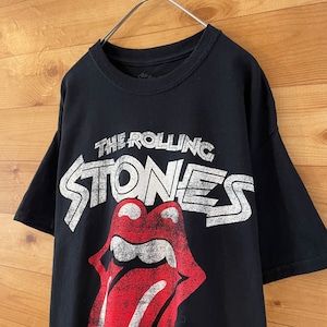 【The Rolling Stones】公式 バンドTシャツ USツアー78 レプリカ ベロマーク ローリングストーンズ Mサイズ us古着