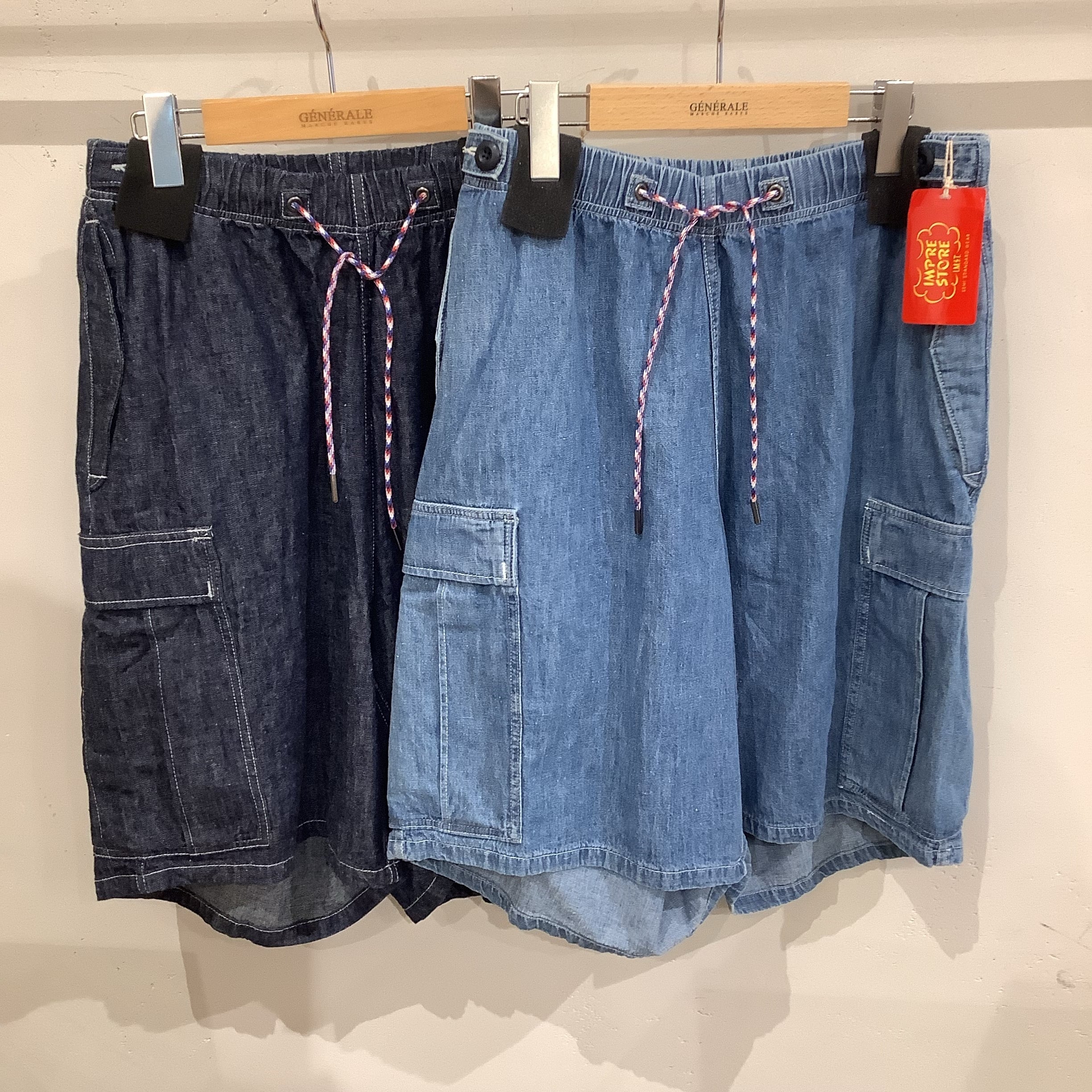 IMPRESTORE(インプレストア) DENIM EASY SHORTS [ユニセックス 