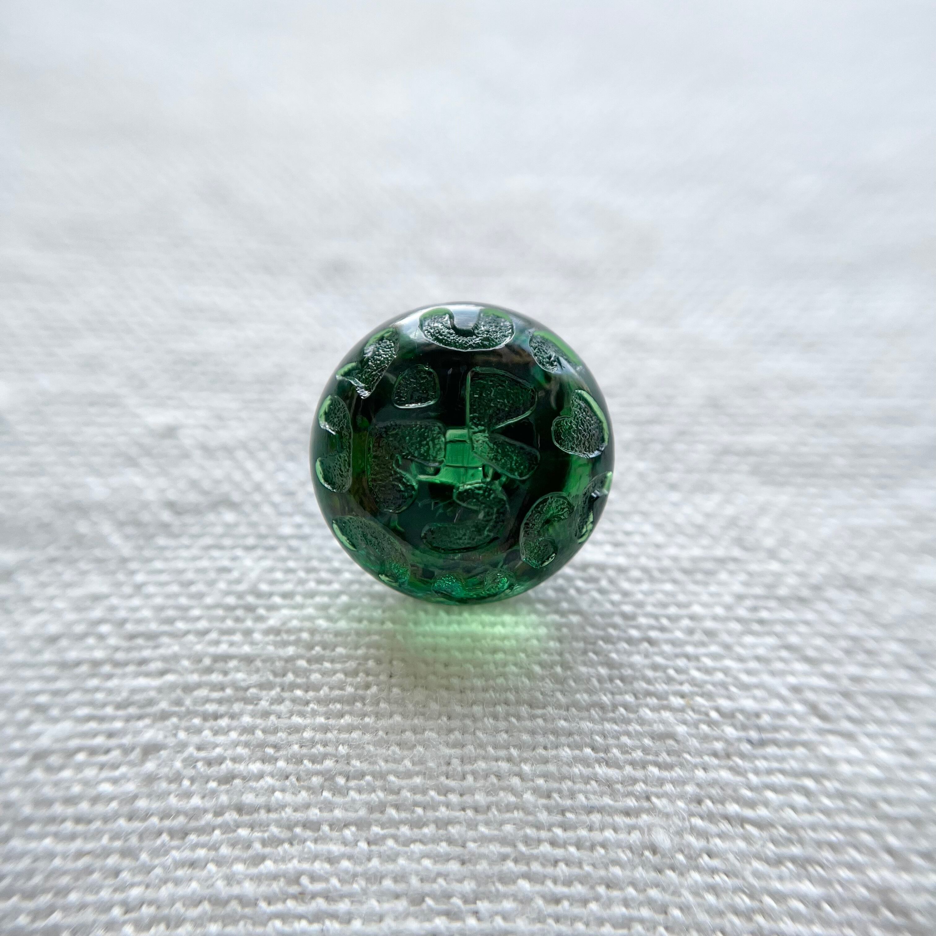 モザイク柄×偏光クリアグリーン 15㎜