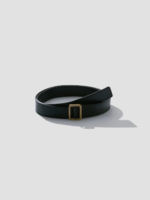 ATON COWHIDE LEATHER BELT BLACK ZZA8LW0100