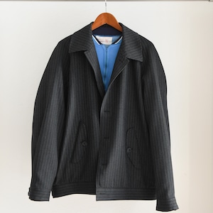 【新品】MINTENS Vintage Fabric Harrington Jacket 70s made in ENGLAND "Jown Cooper" ／ 70年代 英国製 ジョン・クーパー ヴィンテージ生地を使用したハリントンジャケットウール素材 日本製 サイズ② 実寸XL