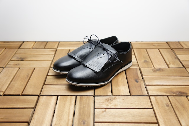 PLAIN TOE SHOES with KILTIE TONGUE (WATERPROOF)