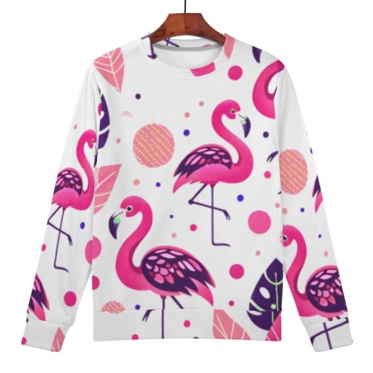 Women's Pull Over Sweatshirt Leaf 4298