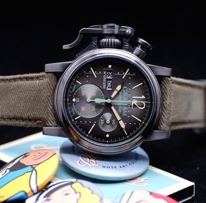 【GRAHAM グラハム】Chronofighter Vintage Aircraft Ltd クロノファイターヴィンテージ エアクラフト（カーキ）世界限定250本／国内正規品 腕時計