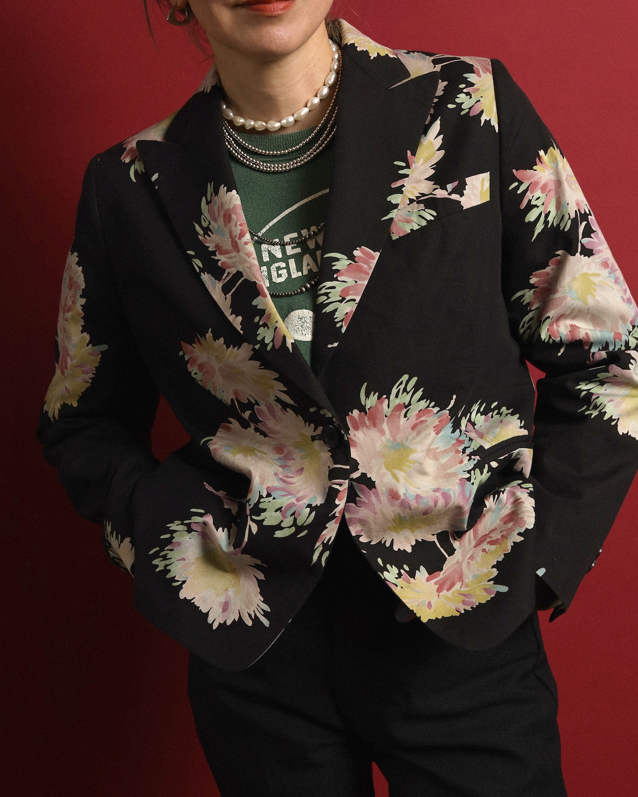 Dries Van Noten / Botanical Printed Jacket