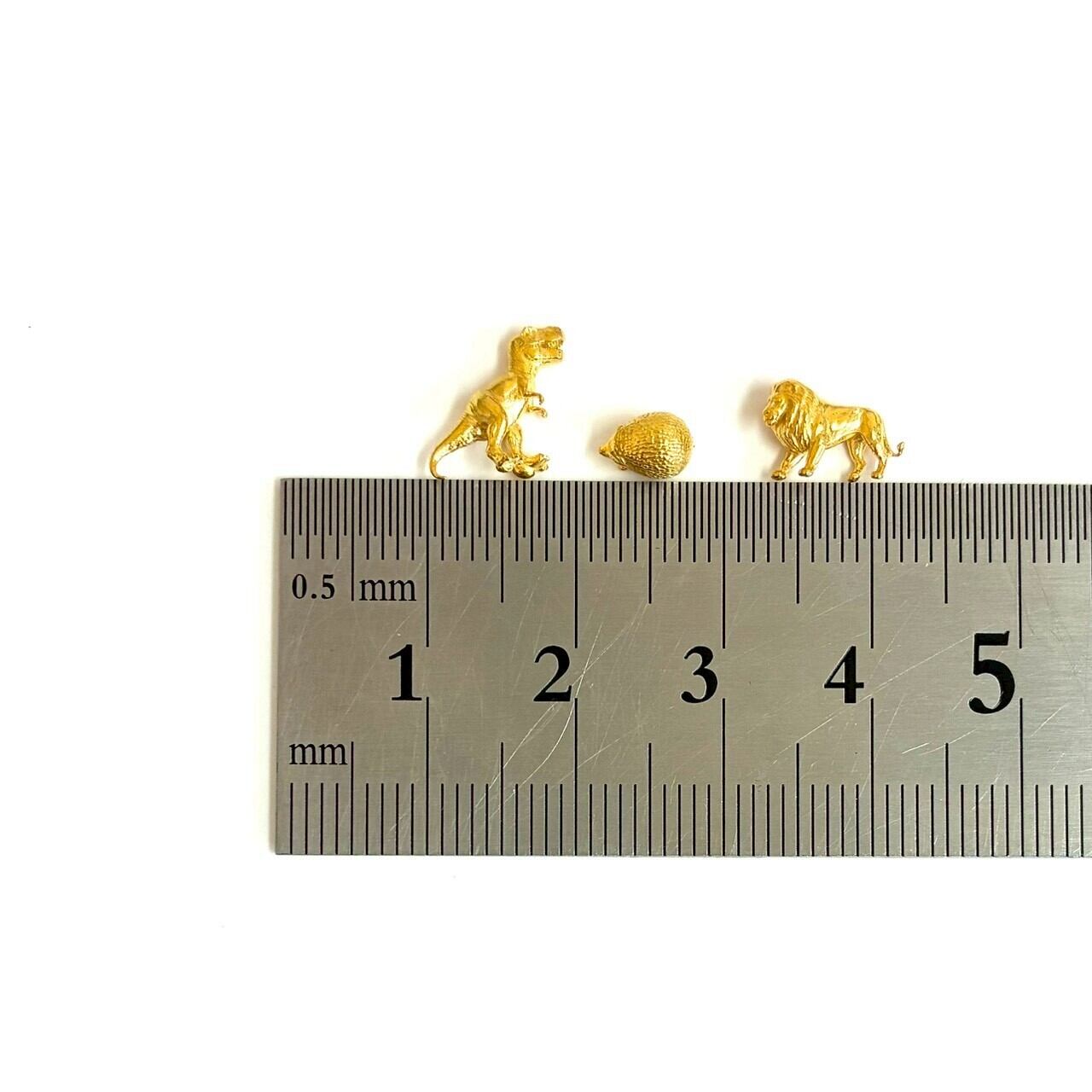 純金 約1g ティラノサウルス Tレックス JUNGOLD 指先サイズの芸術品
