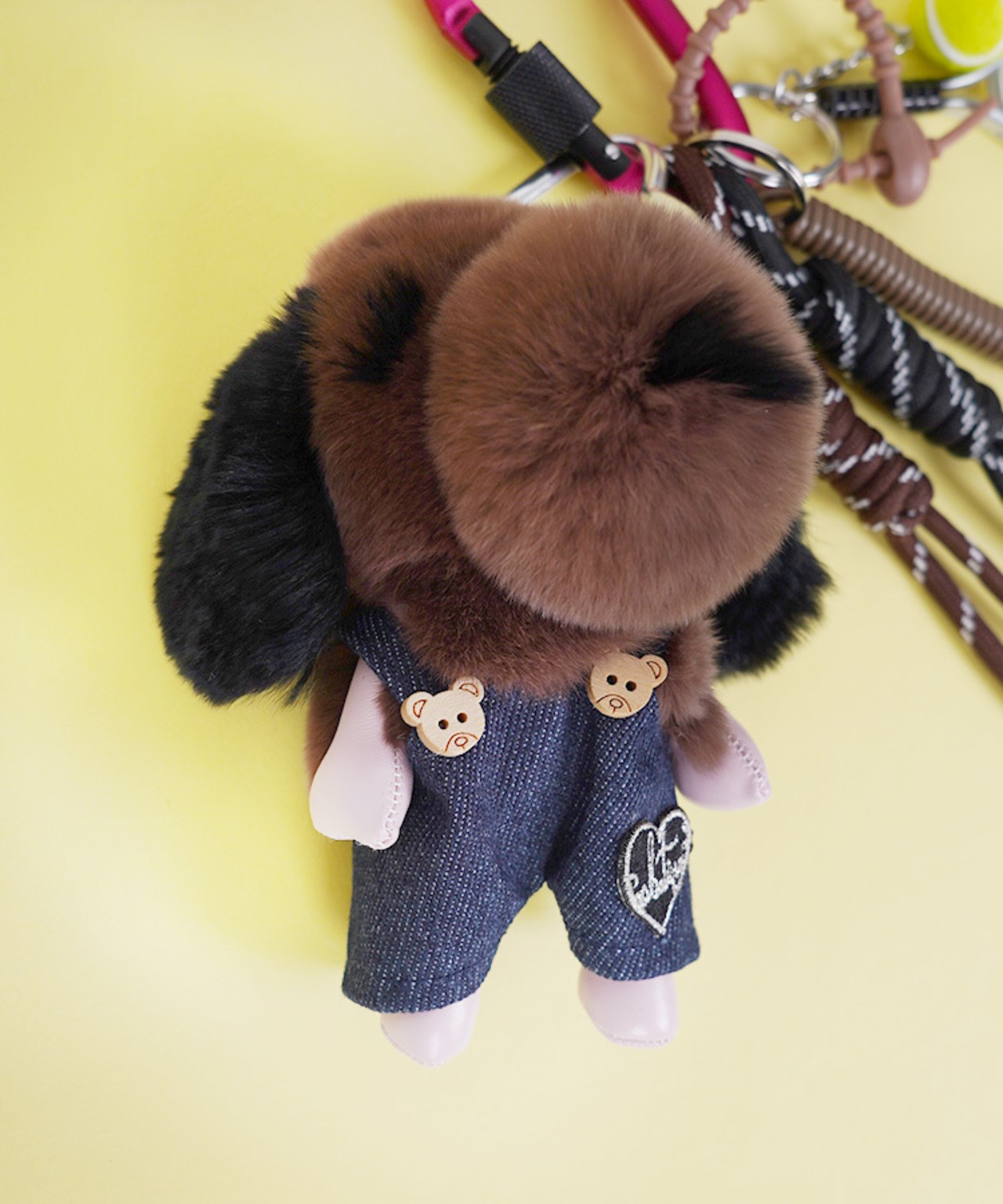 【直営限定ITEM】ドレスアップファーDOGGY BAGチャーム (BROWN)　CQ-47514H