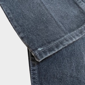 【LEVI'S】90s USA製 550 ブラックデニム ジーパン ジーンズ W32 L36 ボタン裏 刻印553 サンベニート工場 テーパード リーバイス ヴィンテージ 雰囲気系 黒 US古着