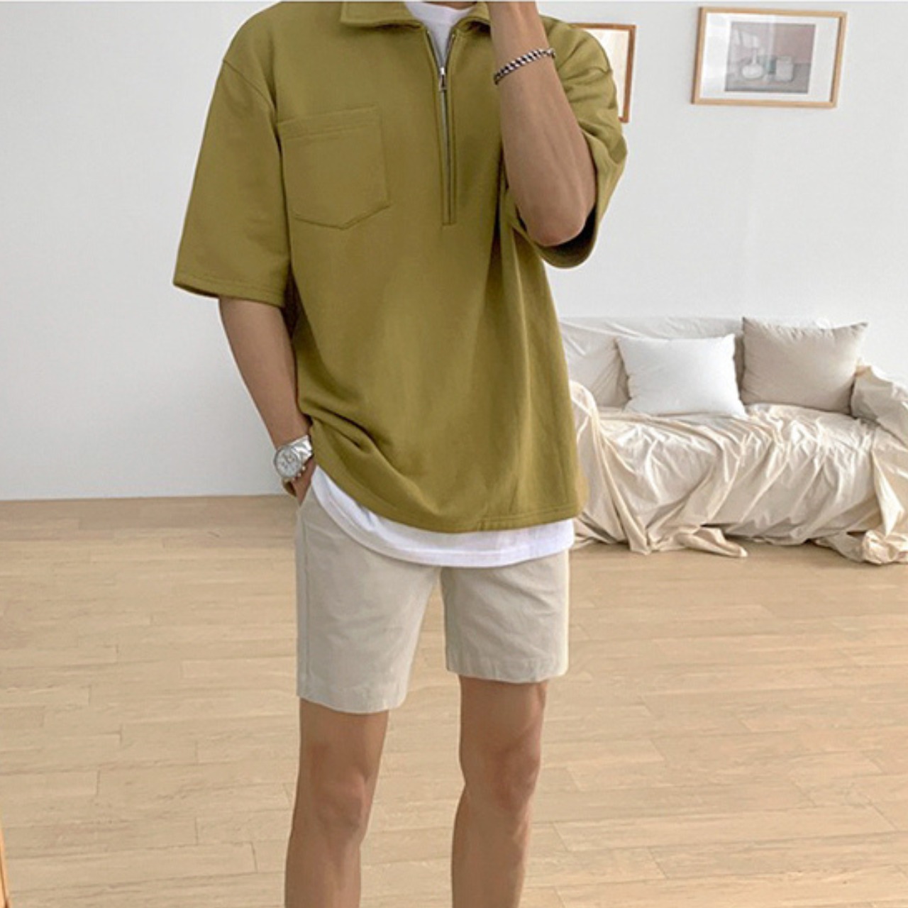 ジップアップTシャツ　MT0080260