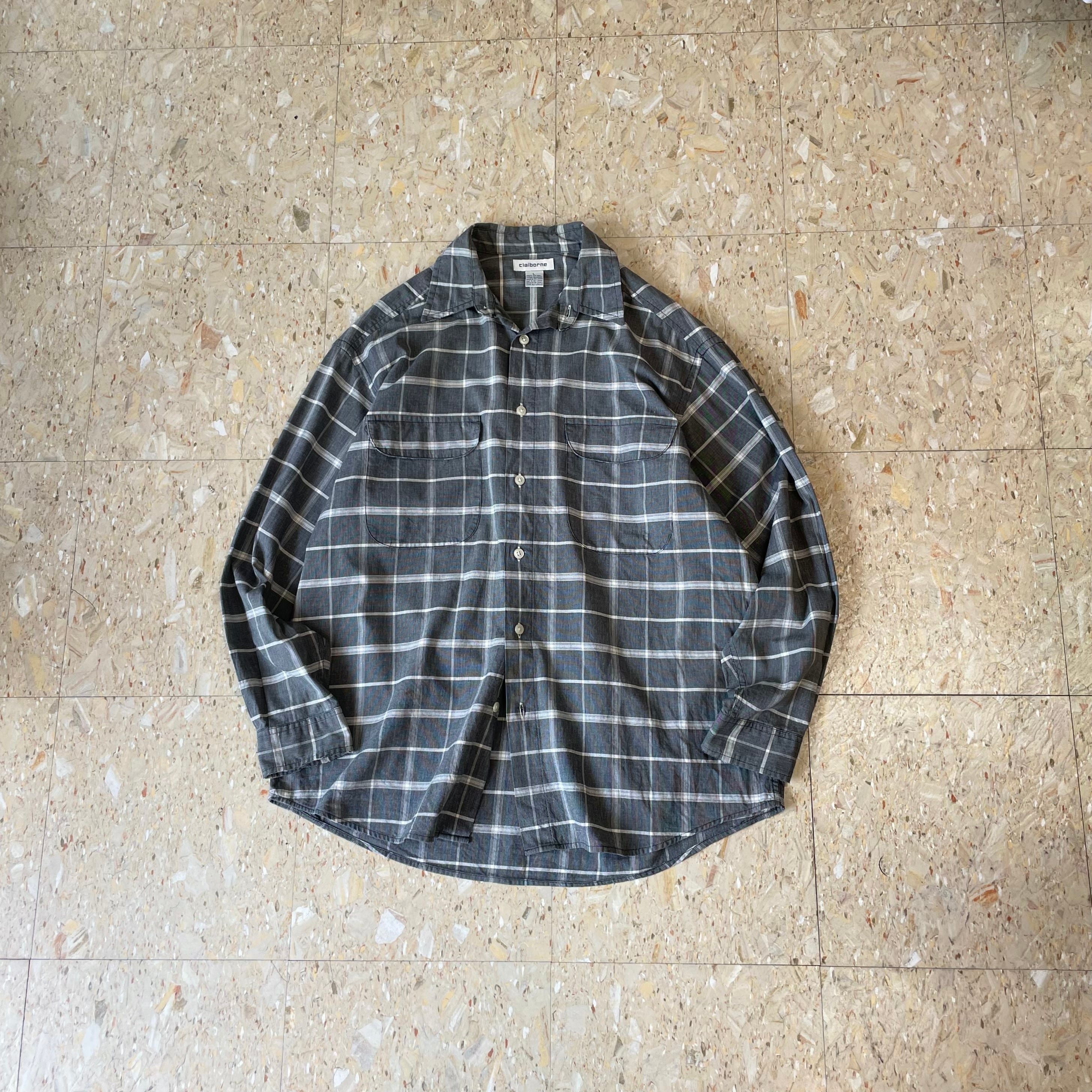 90s bitch skateboards Plaid Flannel Zipup Shirt / ビッチスケート