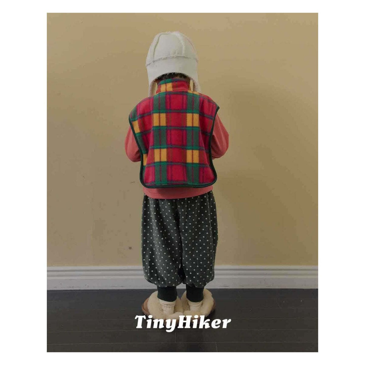 【取寄】Tiny Hiker チェックベスト｜冬服｜韓国子供服