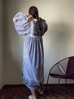 Indian Cotton  Dress (WHITE)