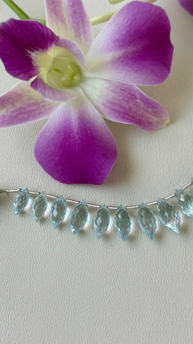 Blue Topaz Dew Drop / ブルートパーズ デュードロップ