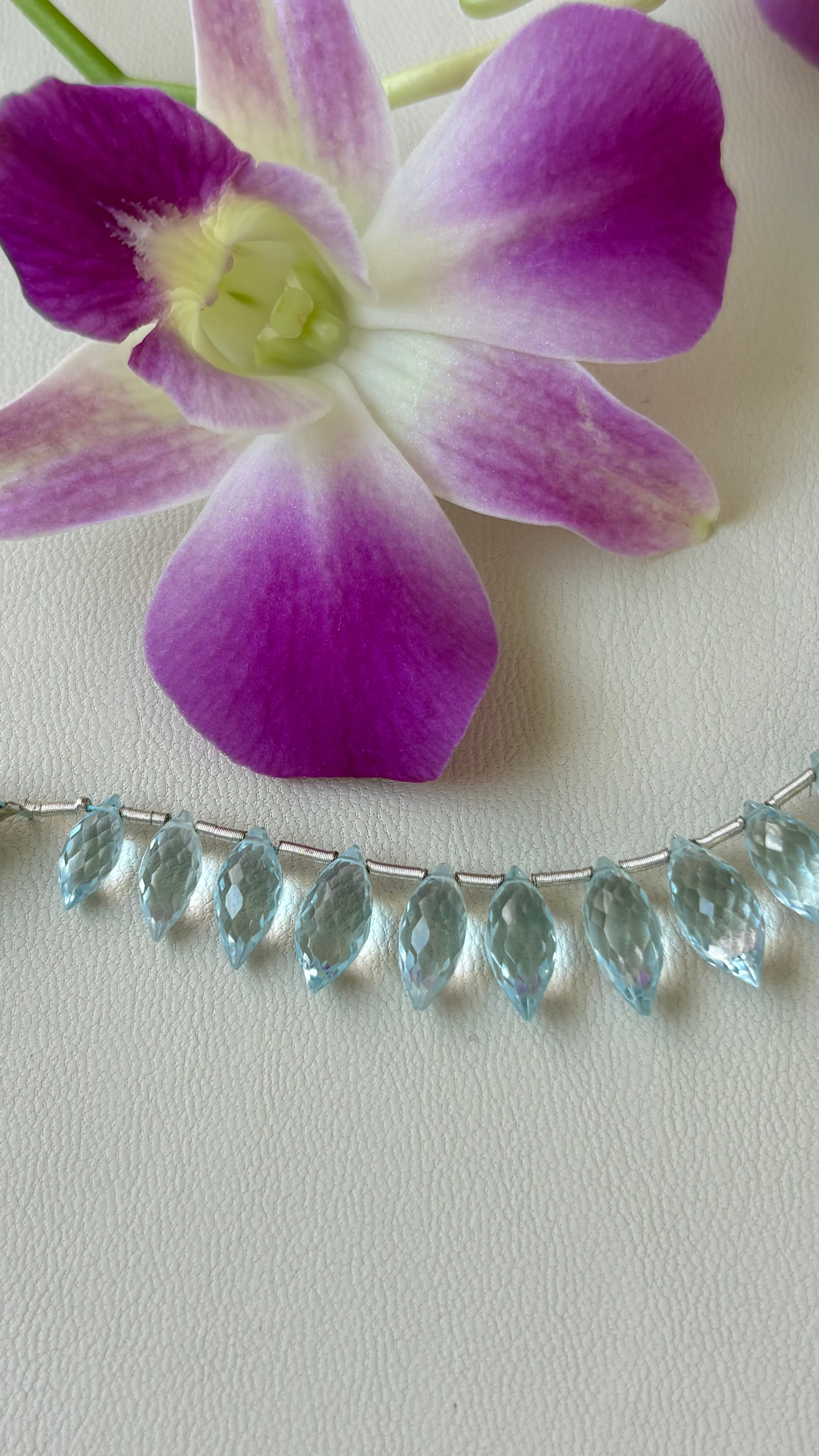 Blue Topaz Dew Drop / ブルートパーズ デュードロップ