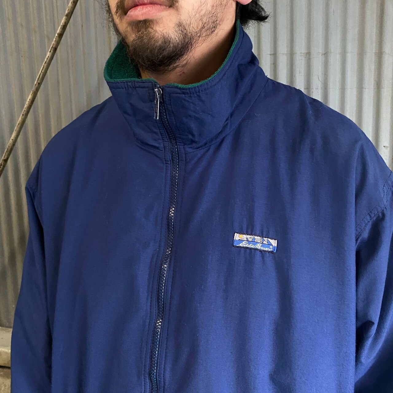 ビッグサイズ 90年代 Eddie Bauer エディーバウアー WINDFOIL フリース 