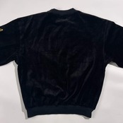 BLACKPIA ブラックピア スター 刺繍 ベロア ベルベット トレーナー L/ブラック系 メンズ