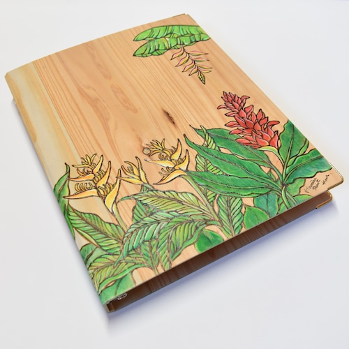 Wood File A4 【Ginger&Heliconia】