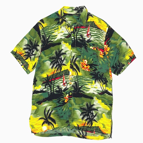 Vintage 80〜90's Short Sleeve Rayon Hawaiian Shirt