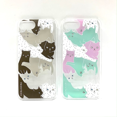 【iPhoneSE(第2世代/第3世代) & 8/7/6s/6専用】アクリルケース CATS