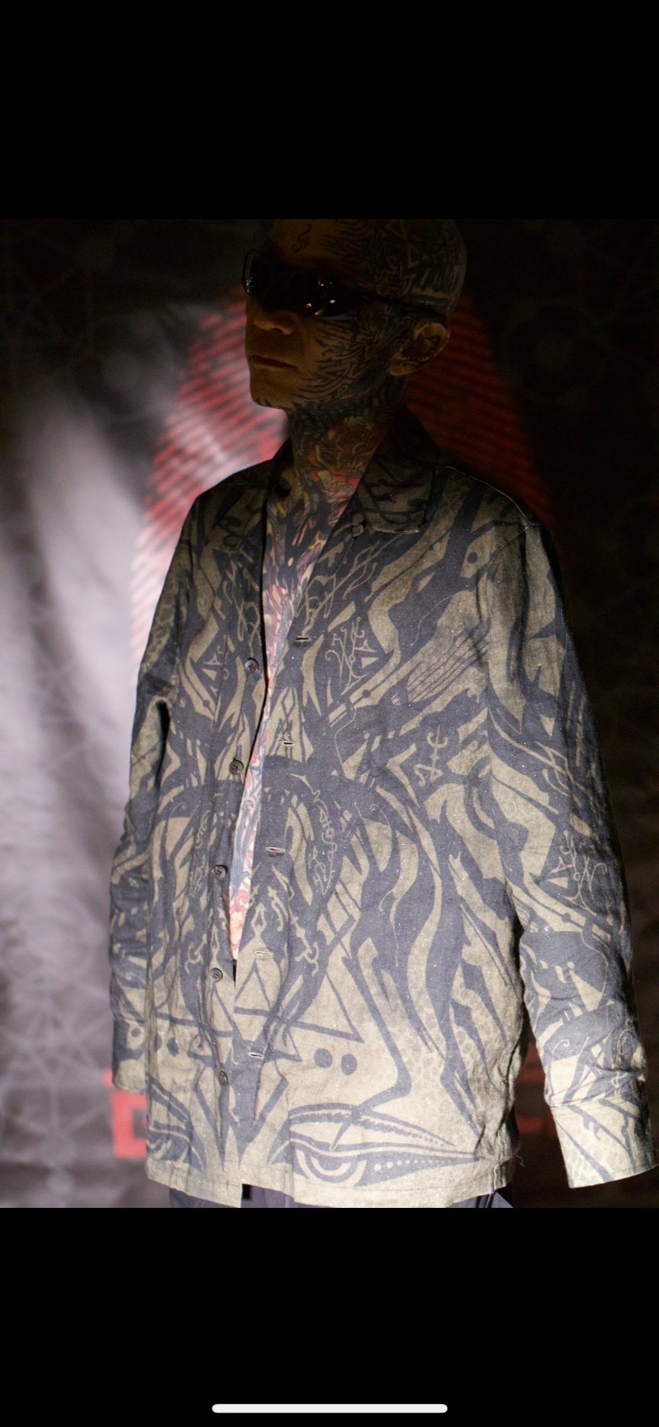 jondix　Design  linen &cotton　long-sleeved shirt