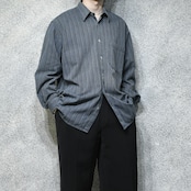 multi stripe jacquard weave shirt