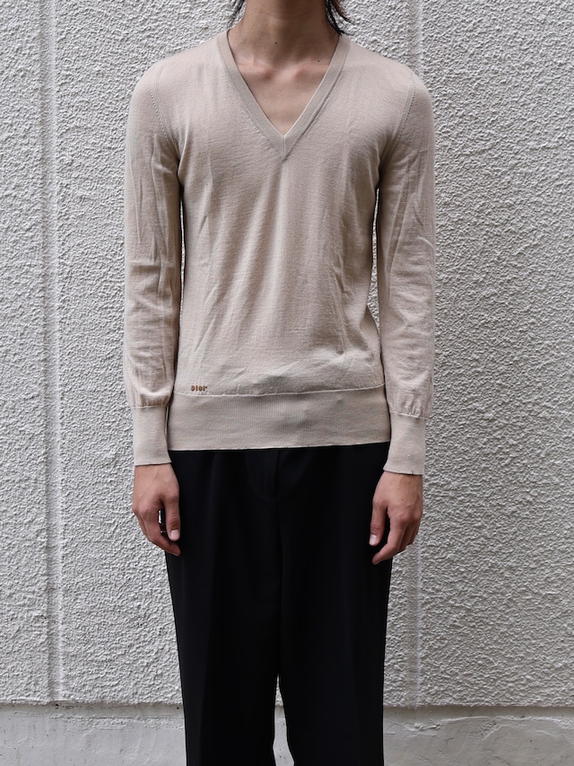 glitter border long sleeve top