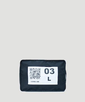 LORINZA　No.3 Travel Pouch(QR)　LO-STN-PC03　Black