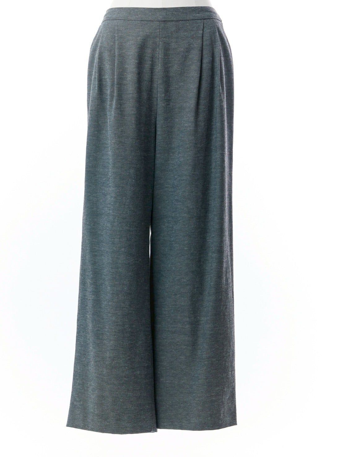 タックワイドパンツ(グレー)