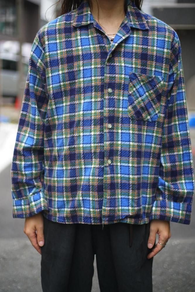 Donlin - Made in USA Vintage Printed Flannel Shirt [1960s