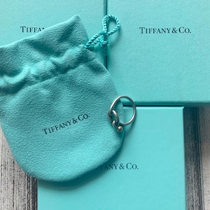 -OLD Tiffany- Love knot silver ring