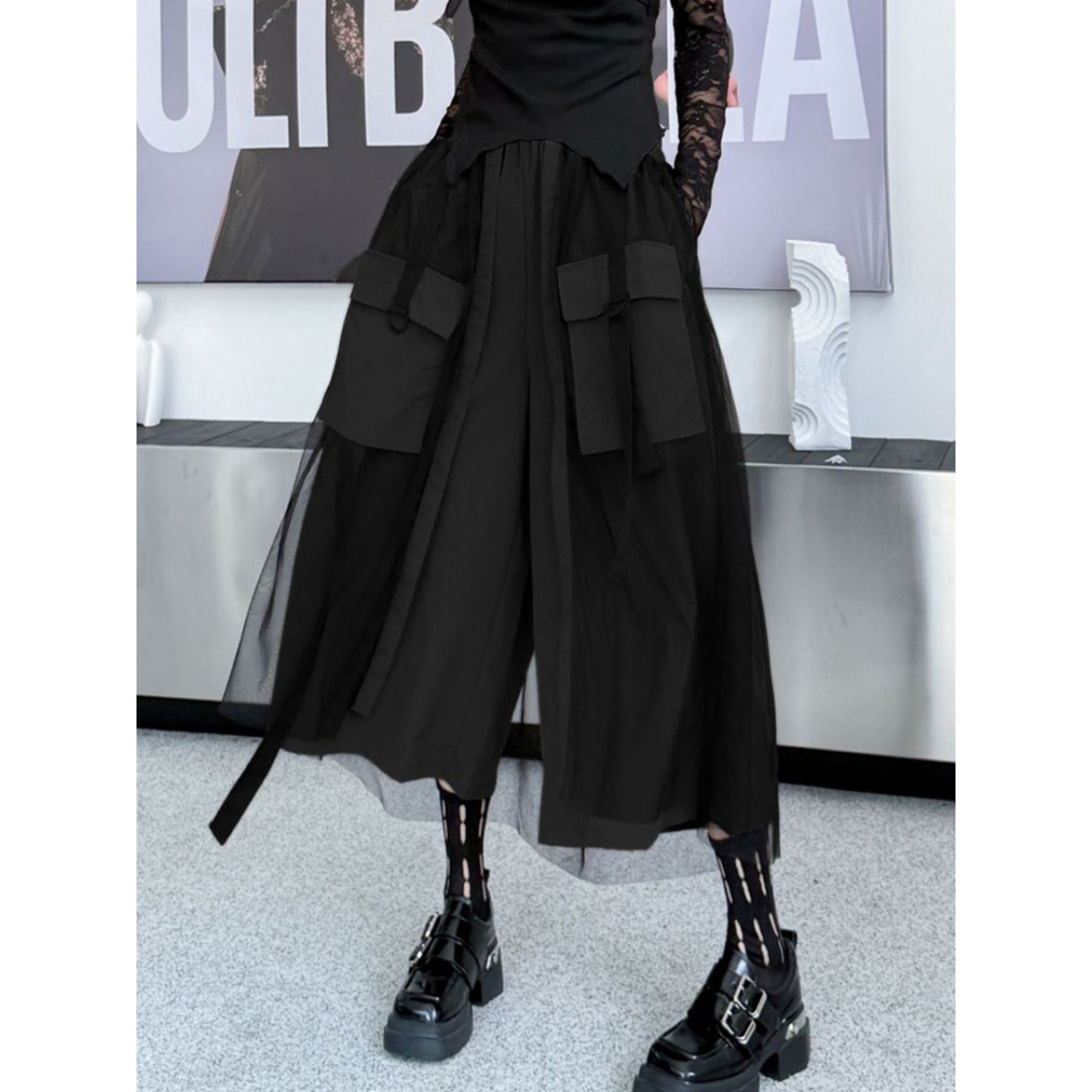 Sheer Layered Cargo Pants / シアー レイヤード カーゴ パンツ