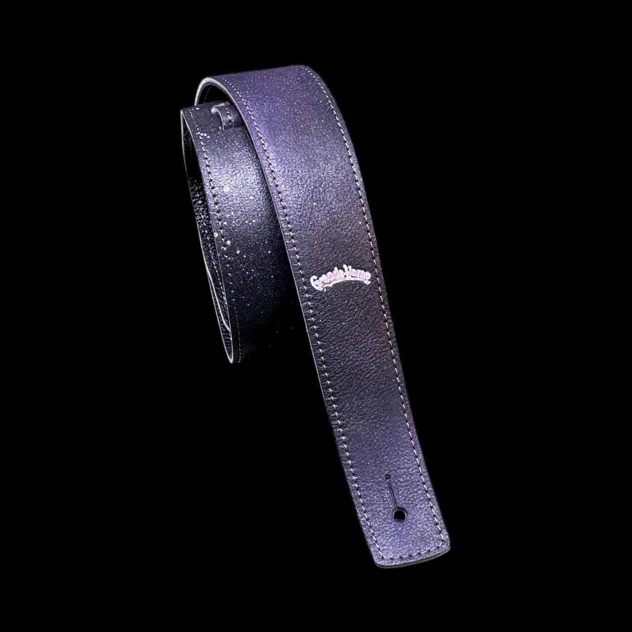 Grande uomo ギターストラップ Grande uomo デニムギターストラップ 左綾織り 市松模様